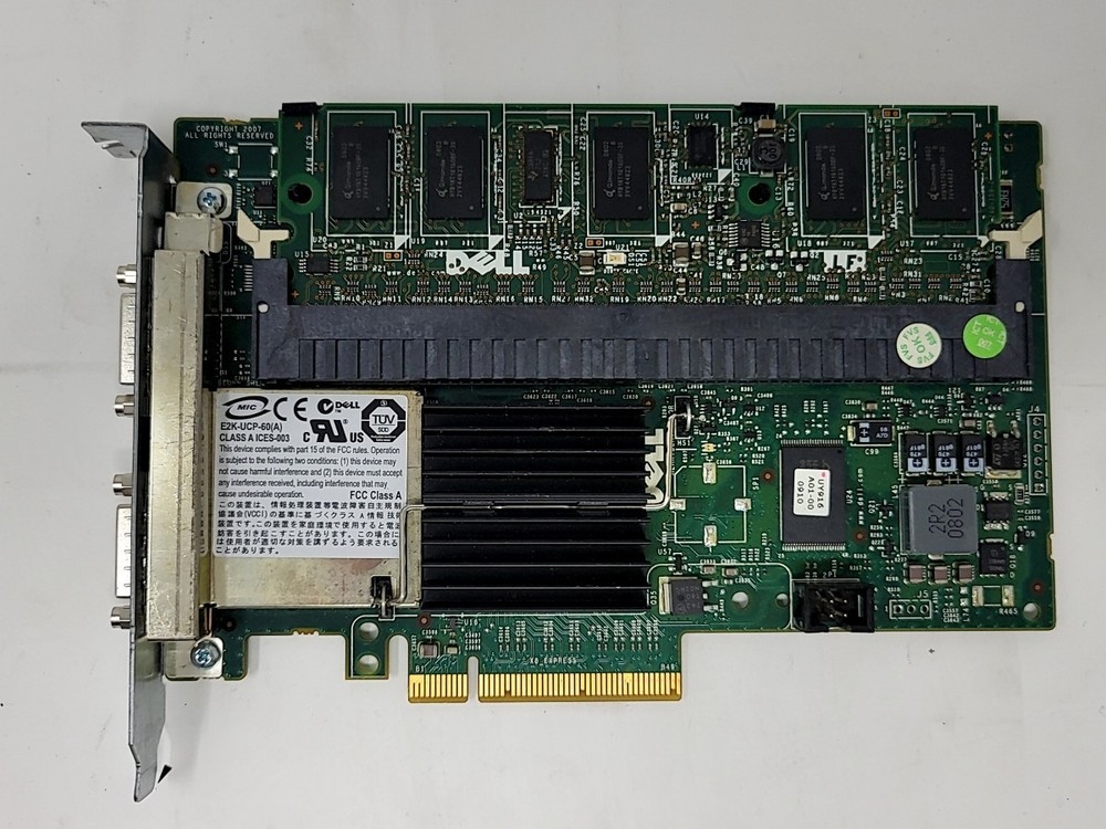 DELL PERC 6/E 0FY374 PCIE Raid Controller Card