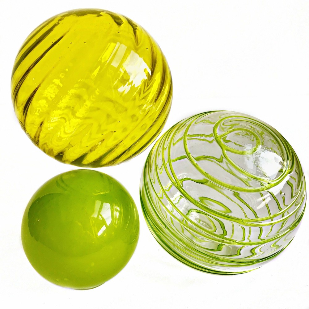 Sphere Set of 3 - Lemon Lime