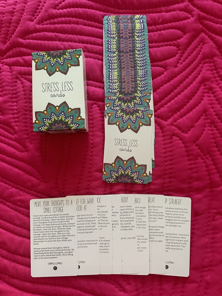 Stress Less Cards 50 Card Deck