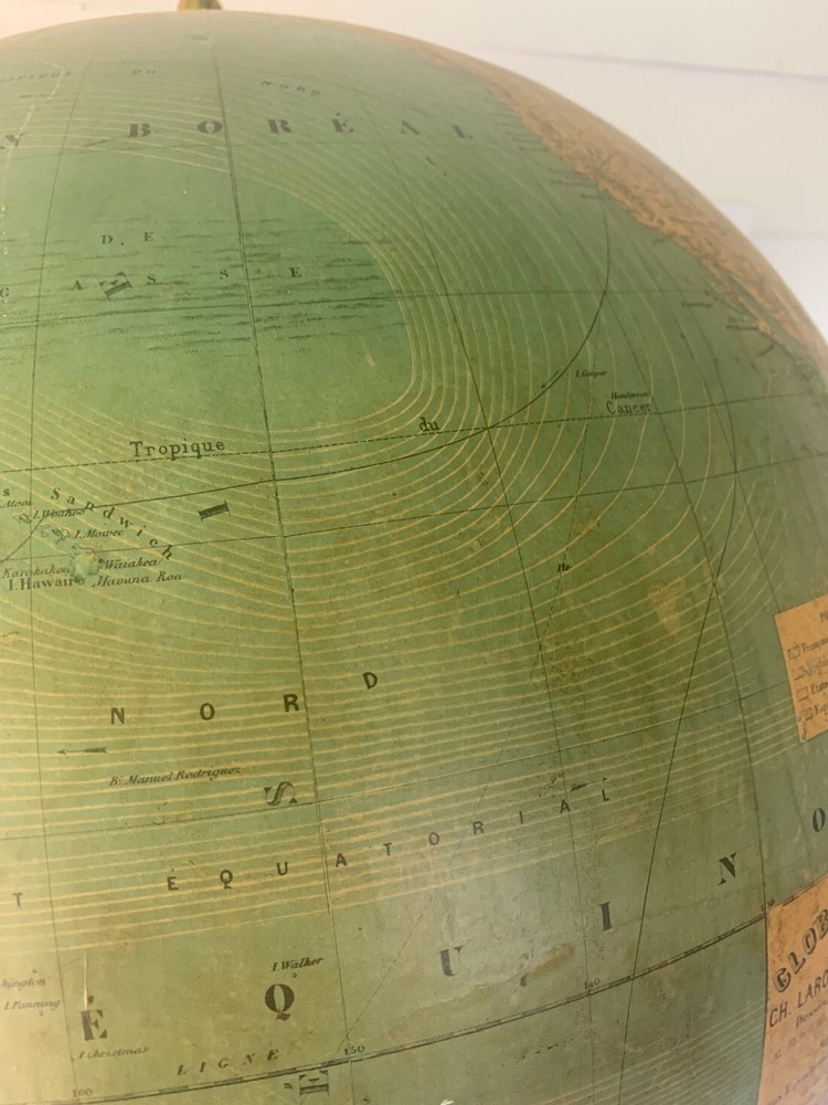 19th century French Globe Teresserte