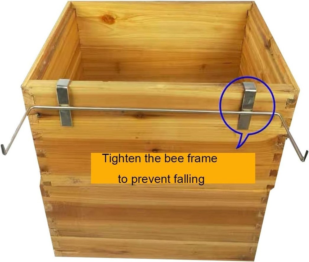 Compact Stainless Steel Beekeeping Frame Holder - Maximize Your Hive Management