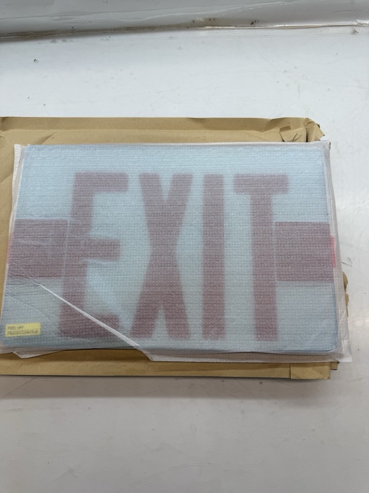 RED EXIT SIGN PANEL 6" SIGN PANEL 7"x6" ⭐