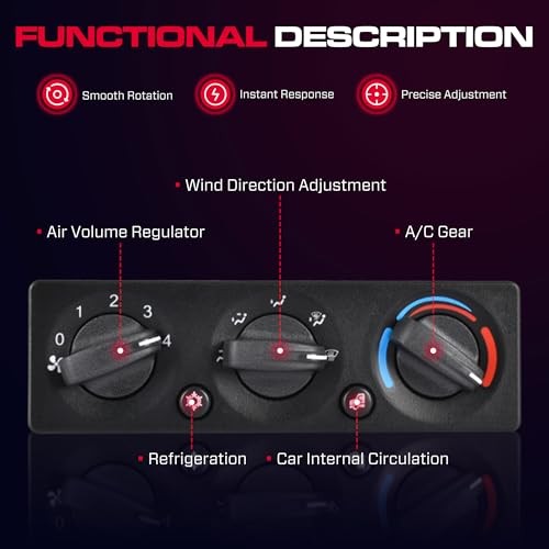 HVAC A/C Heater Climate Control Module Panel Switch Fit for 2008-2015 Q21-6012