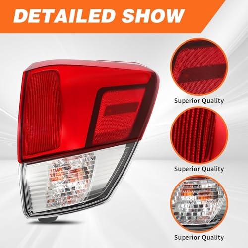 84912SJ060 Passenger Side Tail Light Assembly Compatible with Forester Right