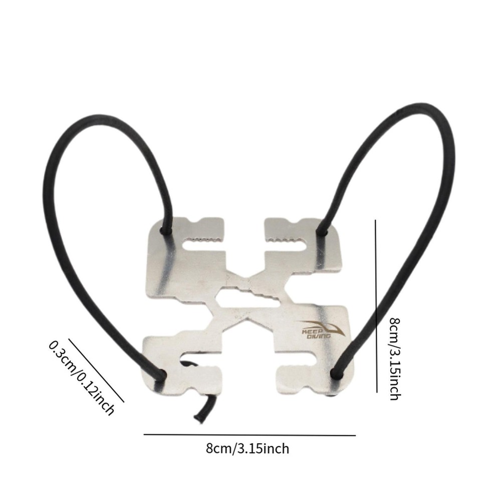 Diving Weight Fixed Holder Lightweight Sturdy Backplate Scubas Diving Weight