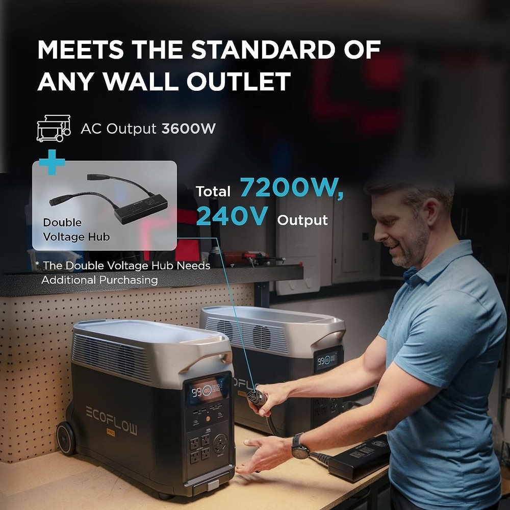 EcoFlow Double Voltage Hub for EcoFlow DELTA Pro