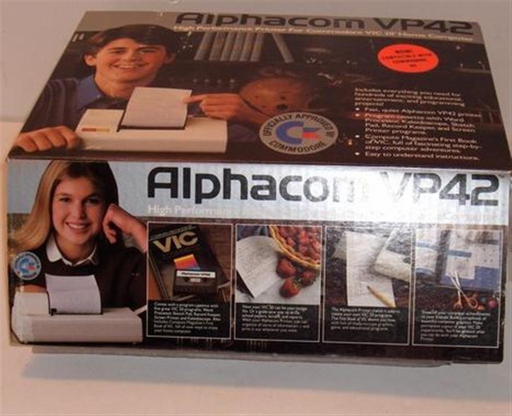 Alphacom VP42 64 Printer Cartridge Interface Cable | Commodore 64 (New!)