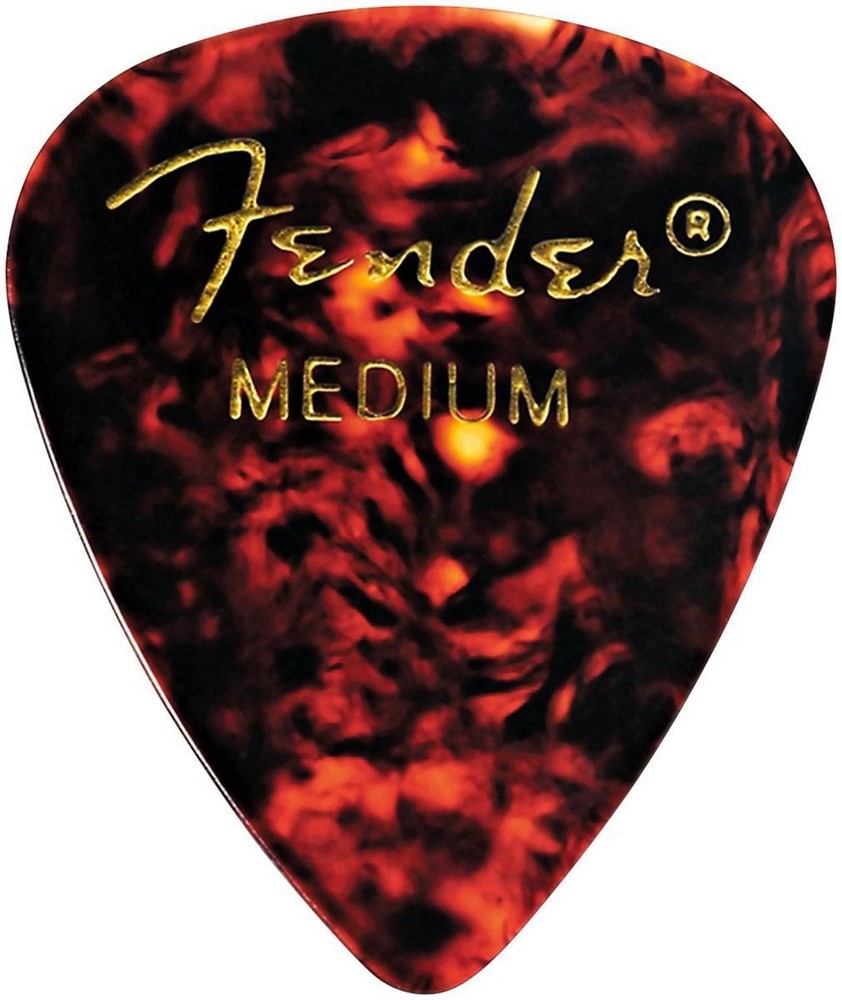 Fender 351 Standard Guitar Picks Medium 1 Dozen