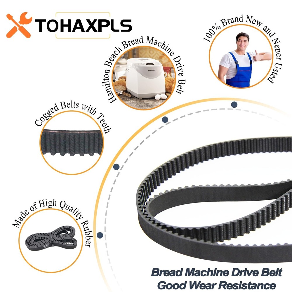 Bread Machine Replacement Strap Fits Bread Machine Model 29881 29882 29882C O...