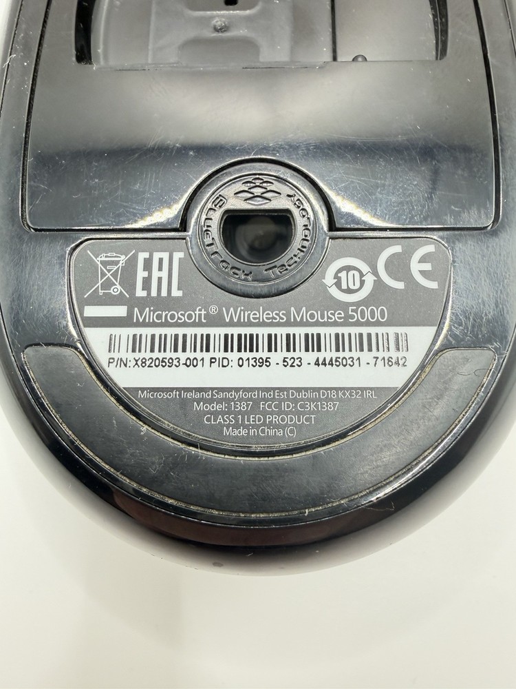 Microsoft 1728 Keyboard & Wireless Mouse 5000 Keyboard Powers On-*Missing Dongle