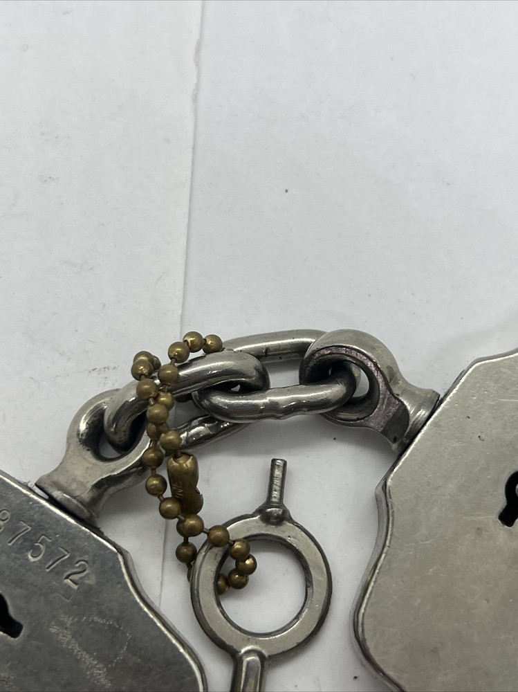 Handcuffes with Key Peerless Handcuff Co Lukin