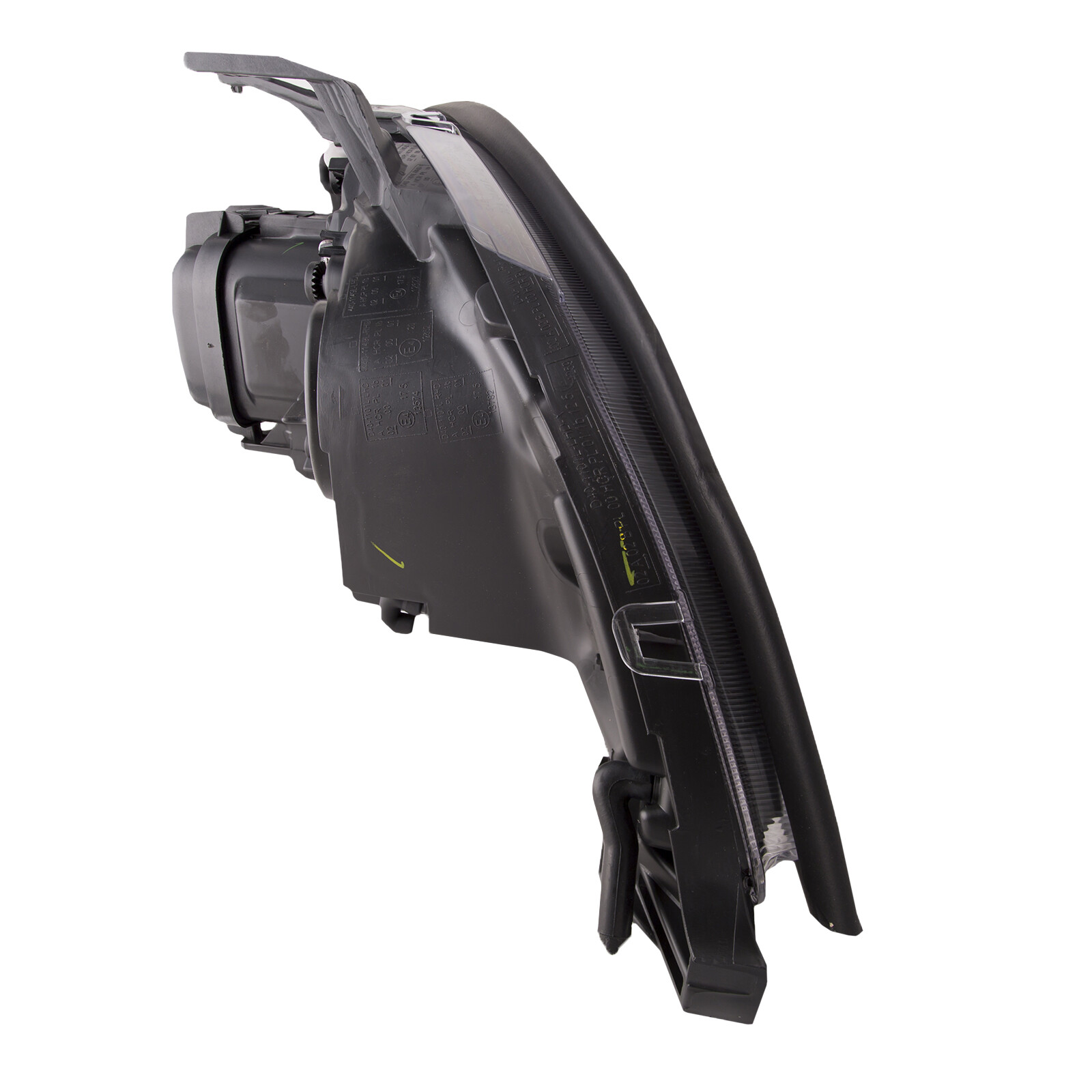 Headlights For 96-2011 Freightliner Columbia Black Halogen Projector Headlamp