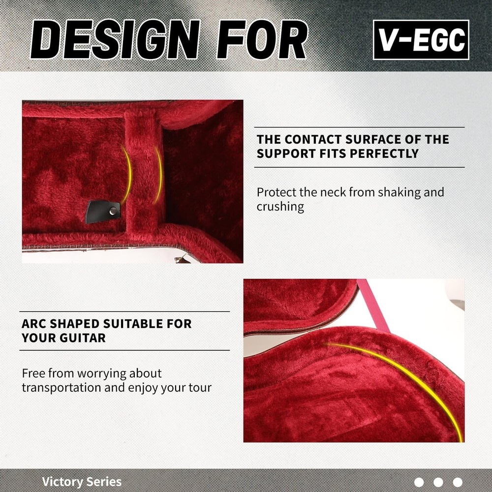 Hard-Shell Cases Electric Guitars Case Super thick fit ST