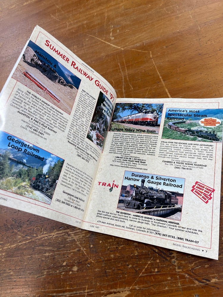 Model Railroading ~ June 1997 ~ Volume 27, No. 4 ~ Modeling NYC E7s & E8s