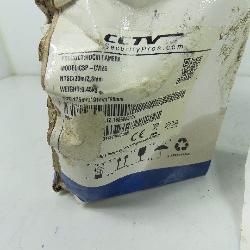 CCTV Security Pros CSP-CVIB5 4K Security HDCVI Camera White