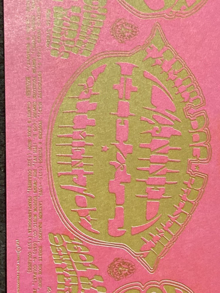 ALLMEN JOY CANNED HEAT 1967 DENVER COLORADO FAMILY DOG POSTCARD FDD-7 MInt - OP