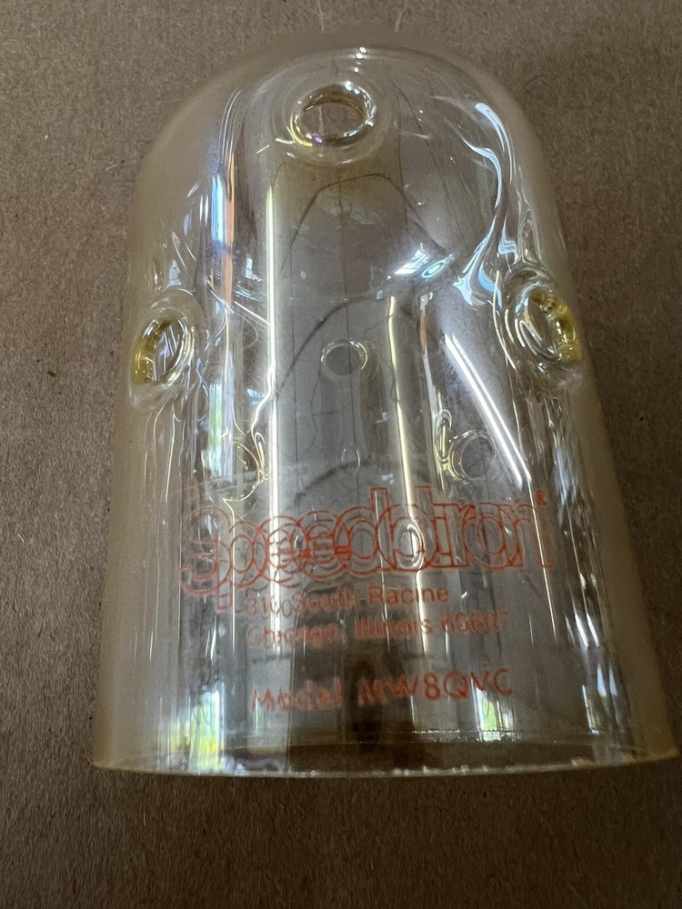 SPEEDOTRON MODEL MW8QVC PROTECTIVE GLASS DOME