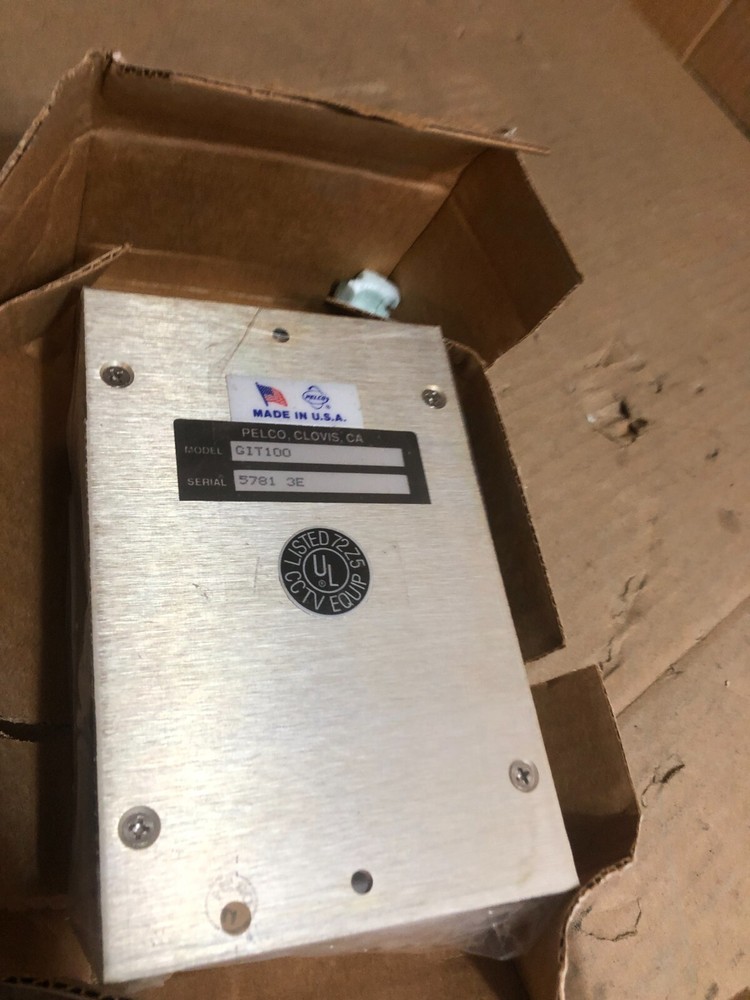 Pelco GIT-100 Ground isolation transformer, New In Sealed Box. ~