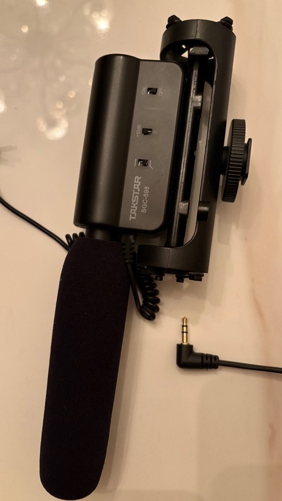 Beachtek DXA-MICRO Pro 2 Channel Active XLR Compact Adapter with Takstar Mic