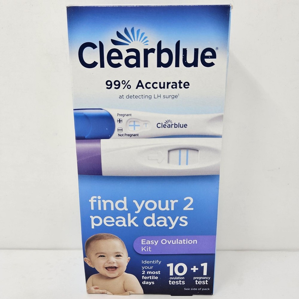 Clearblue Easy Ovulation Kit Includes 1 Rapid Detection Pregnancy Test Ex. 3/27