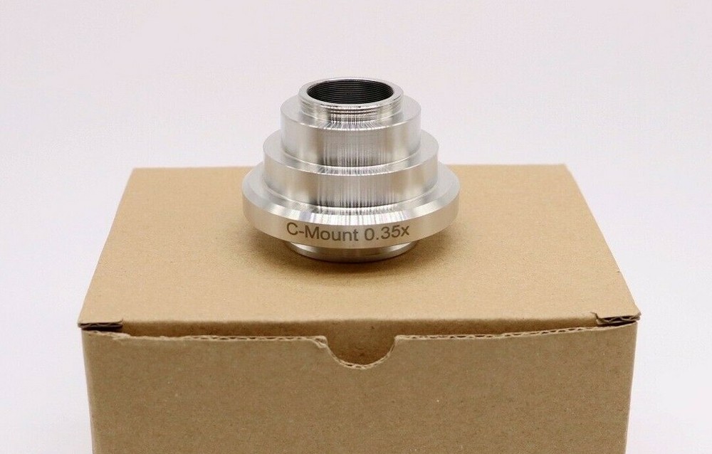 0.35x adjustable C-mount Camera Adapters Relay Lens for Leica Microscope
