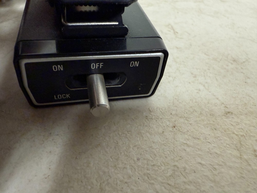 Icom HS-10SB Switch Box Controller Clip Push W/ Icom Microphone