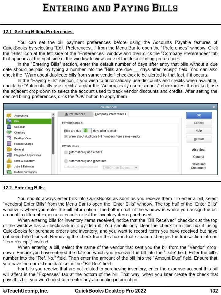 QUICKBOOKS PRO 2022 DELUXE Training Tutorial Course with Quick Reference Guide
