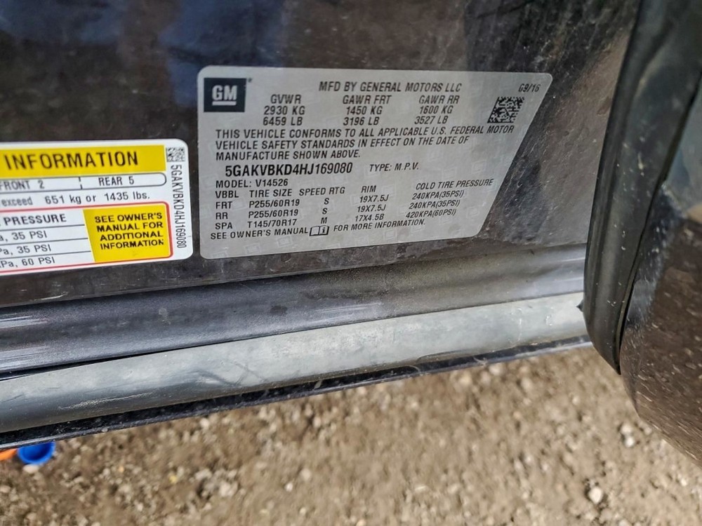 BUICK ENCLAVE 2015-2017 TRANSFER CASE 1767321