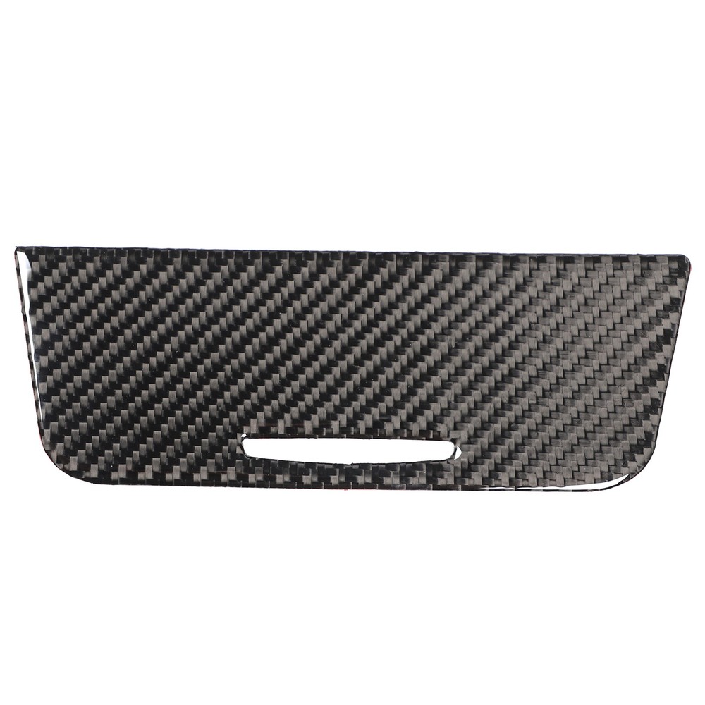 Soft Carbon Fiber Console Storage Box Panel Cover For BMW E81 E82 E87 E88 08-13