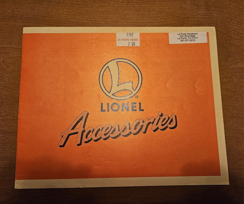 Lionel Accessories 1996 Catalog