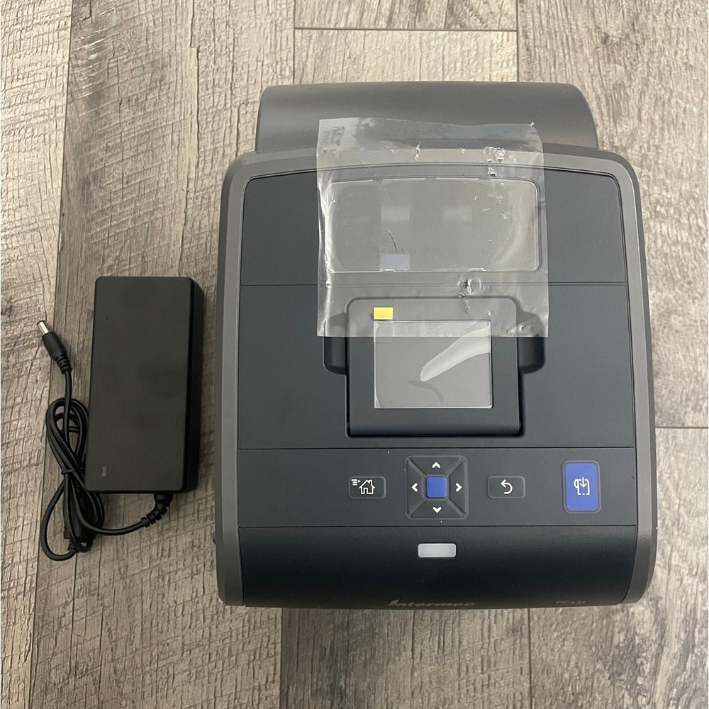 Intermec PC43t Thermal Transfer Desktop Barcode Label Printer w/ AC Adapter