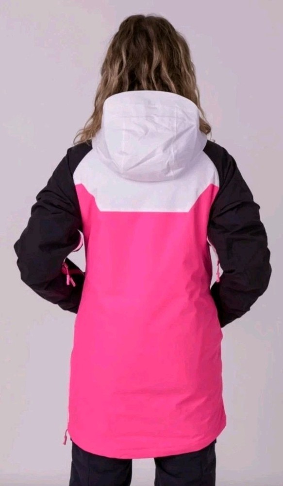 Oosc SP Overhead Ski Parka Pink Size Large