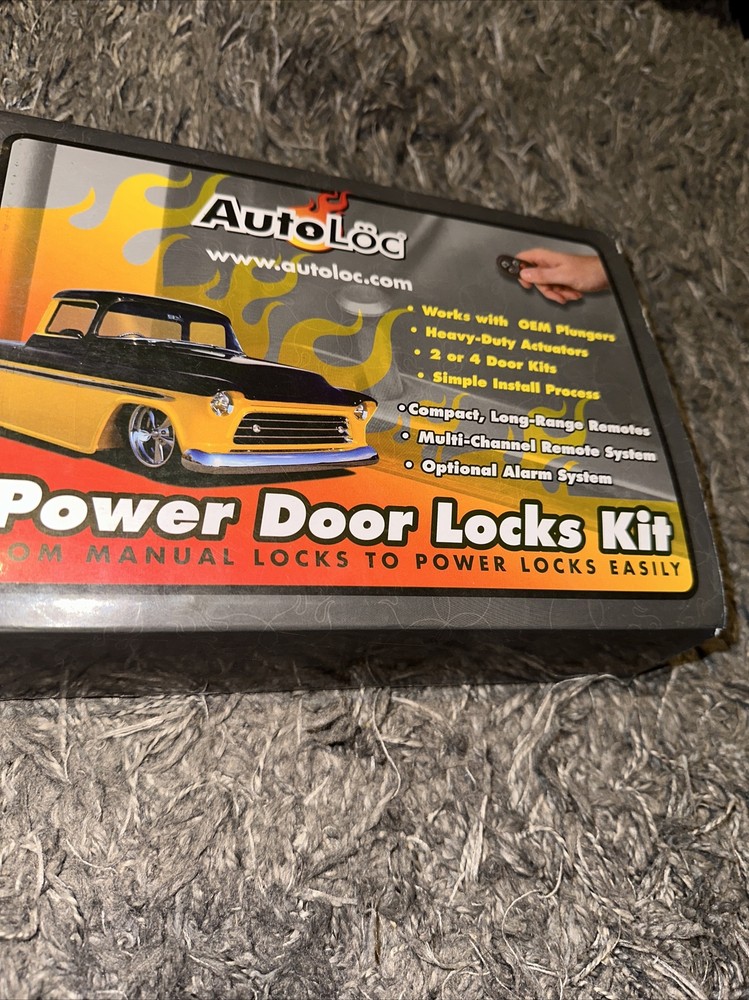 4 Door Remote Keyless Entry System w/ Central Locking Power Lock Actuators Kit