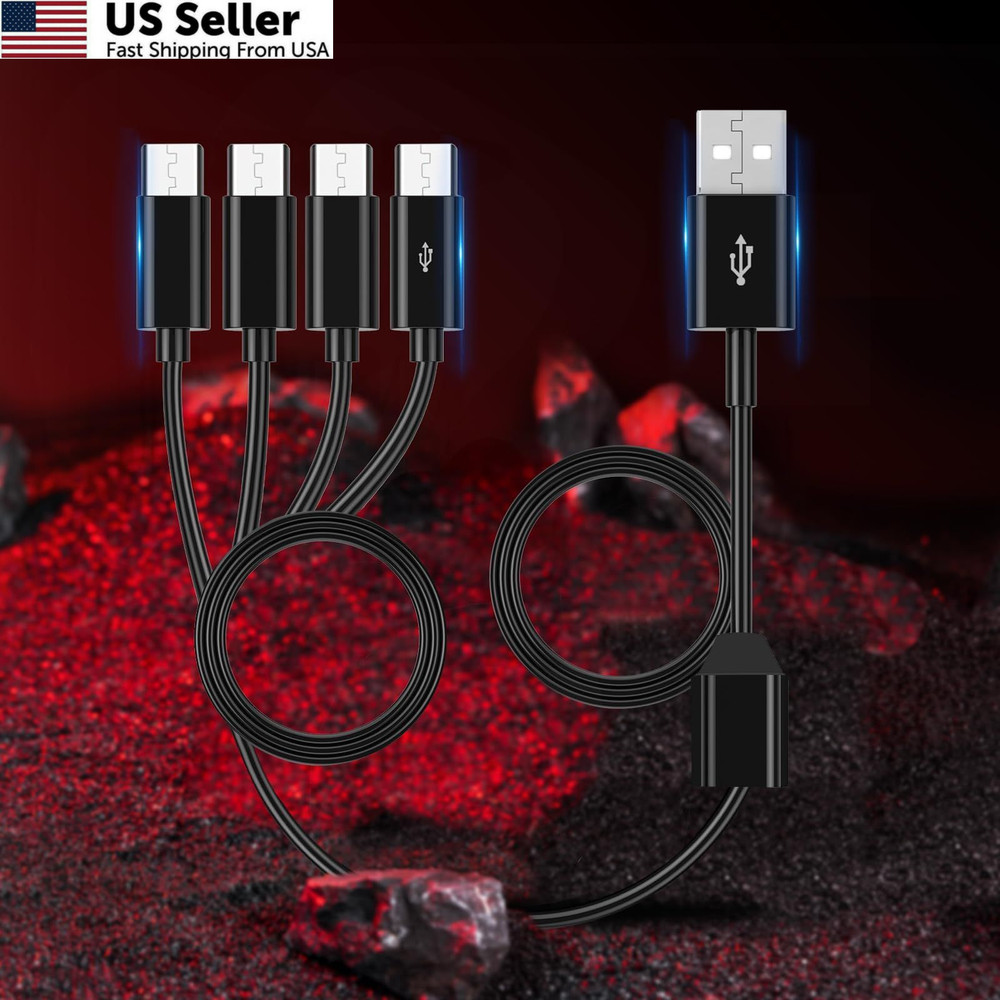 UCEC USB to Micro Splitter, 4 in 1 Charging Cable for Multiple...