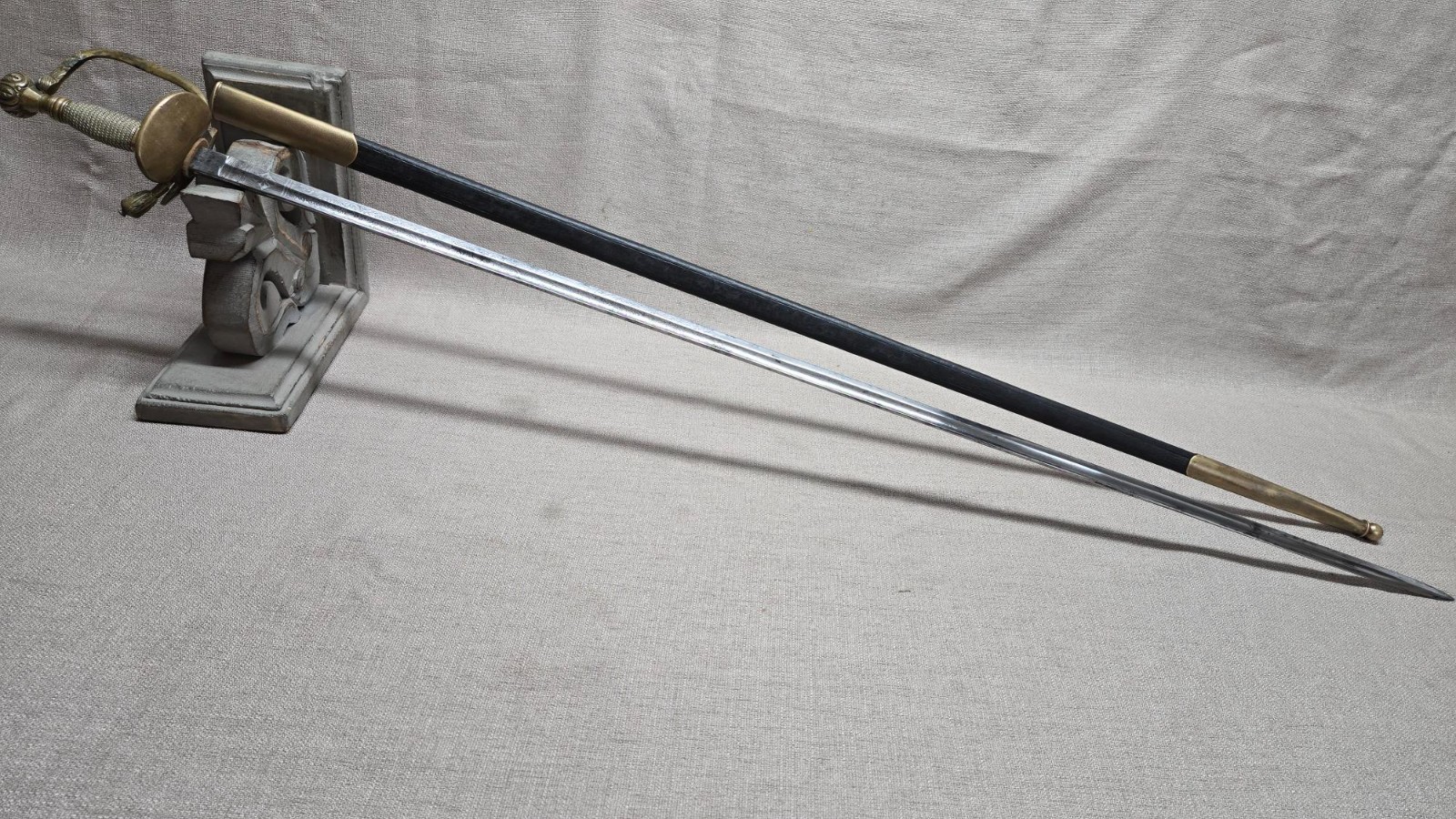 IMPERIAL GERMANY / PRUSSIAN ENGRAVED OFFICER’S COURT SWORD - PRE WW1 - 1800'S