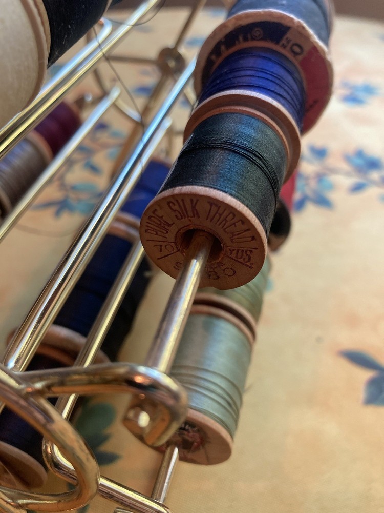 Vintage Thread Carousel With Vintage Thread