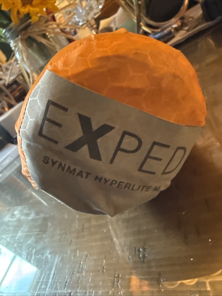 EXPED Synmat Hyperlite M Sleeping Pad Mattress Orange In Bag