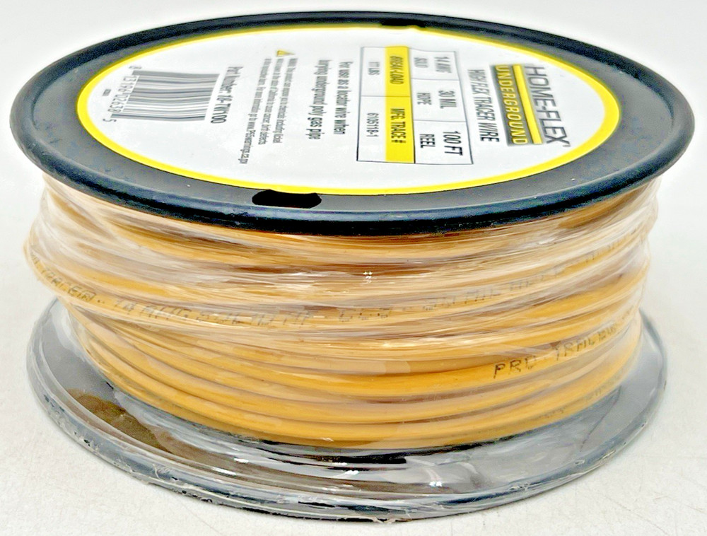 HOME-FLEX (3) 1/2" COUPLERS, TRACER WIRE, (2) THREADED TRANSITIONS & 100' PIPE