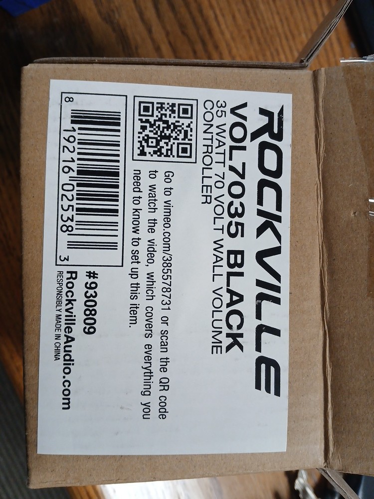 ROCKVILLE VOL7035 Volume Controller