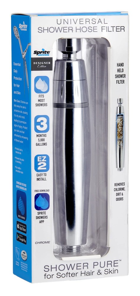 HF2-GD 2 Shower Hose Filter, Gold