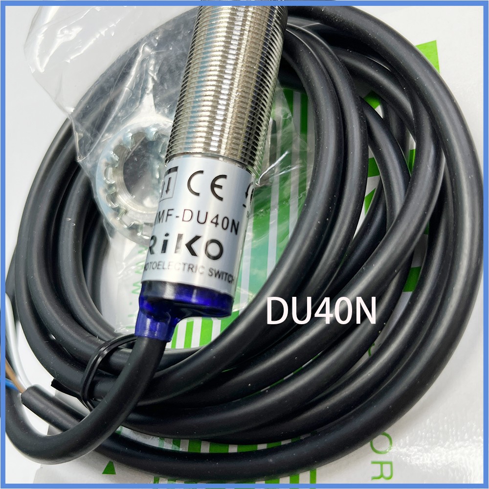 RIKO New proximity switch DU40N DC12-24V Diffuse reflection photoelectric switch