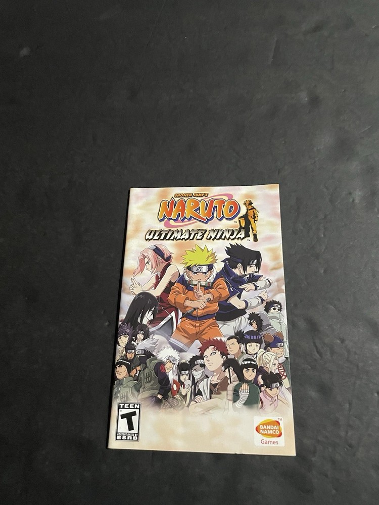 naruto ultimate ninja ps2 Manual only