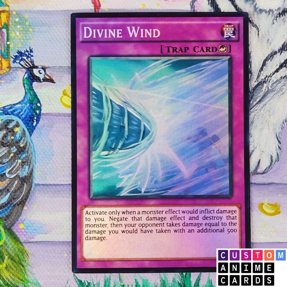 Divine Wind ANIME EFFECT HOLO card