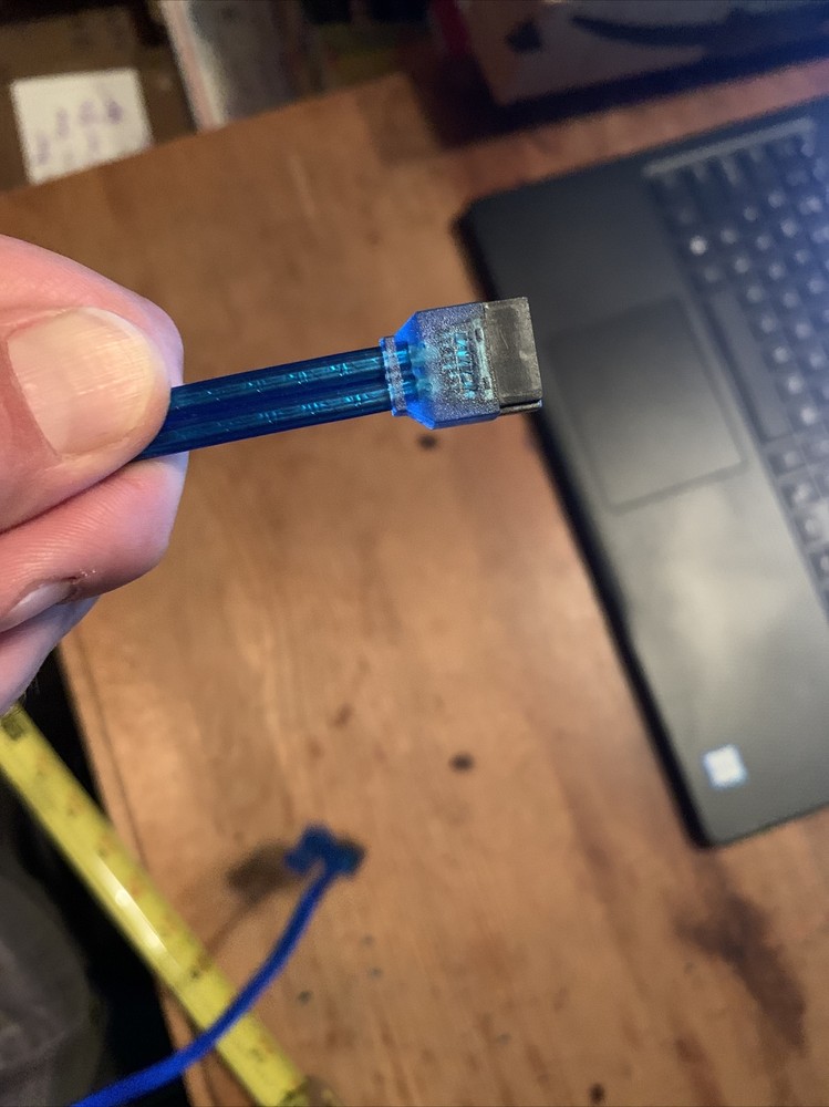 1’8” Blue Sata Cable from Circuitassembly.com New Never Used
