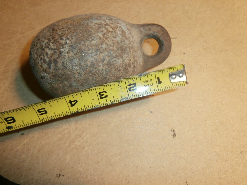 Vintage 6 Pound Iron Scale - Clock - Window Weight