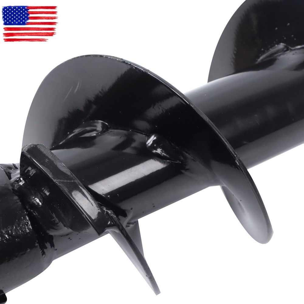 150mm diameter Auger Post Hole Attachment for mini excavator W/ Drill bit & pipe