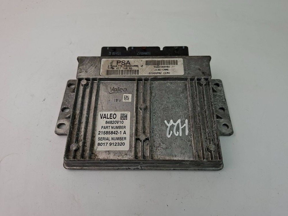 Citroen C3 2007 Engine Control Unit ECU 9660388980 BVV3625