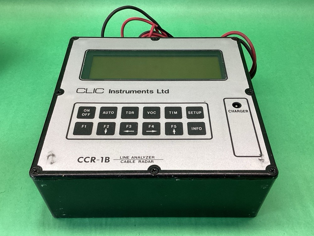 CLIC CCR-1B Line Analyzer Phone Cable Fault Radar Test Set + Case - UNTESTED