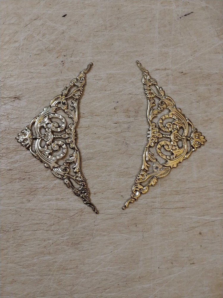 2 SETS OF CLOCK REPLACEMENT FRONT DECORATIONS STEAMPUNK