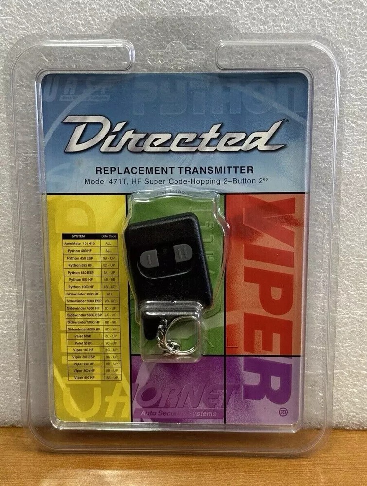 Viper Directed 471T Replacement Transmitter HF Super Code-Hopping 2-Button